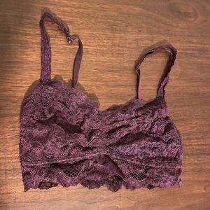 Express lace bralette
